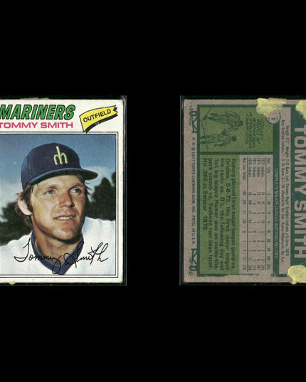 Seattle Mariners 1977 Topps Baseball 21-Card Lot Topps VG