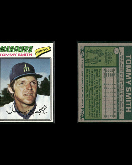 Seattle Mariners 1977 Topps Baseball 21-Card Lot Topps VG