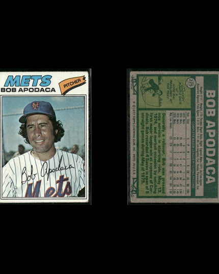 New York Mets 1977 Topps Baseball 15-Card Lot Topps VG