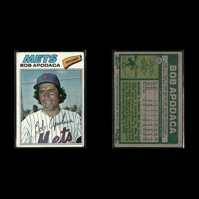New York Mets 1977 Topps Baseball 15-Card Lot Topps VG