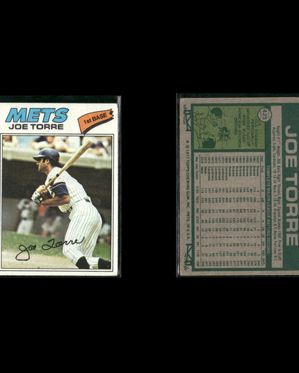 New York Mets 1977 Topps Baseball 15-Card Lot Topps VG