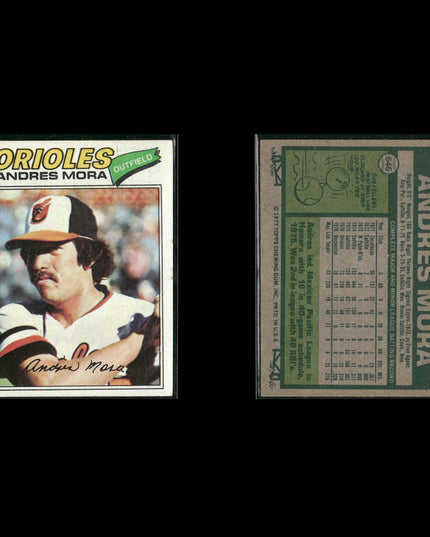 Baltimore Orioles 1977 Topps Baseball 22-Card Lot Topps VG