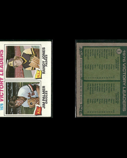 Baltimore Orioles 1977 Topps Baseball 22-Card Lot Topps VG
