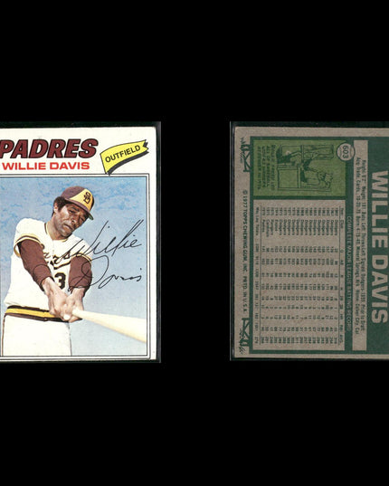 San Diego Padres 1977 Topps Baseball 30-Card Lot Topps VG