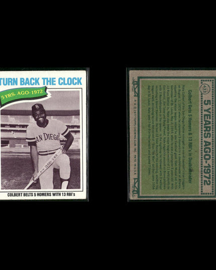 San Diego Padres 1977 Topps Baseball 30-Card Lot Topps VG
