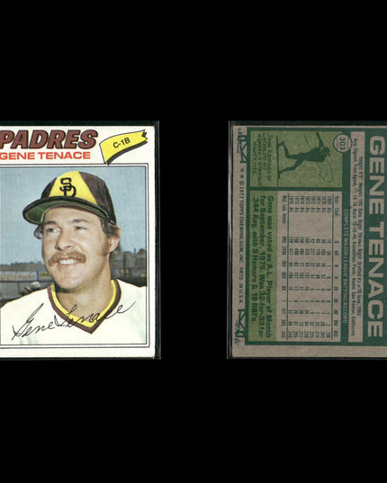 San Diego Padres 1977 Topps Baseball 30-Card Lot Topps VG
