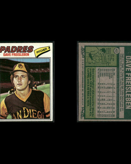 San Diego Padres 1977 Topps Baseball 30-Card Lot Topps VG