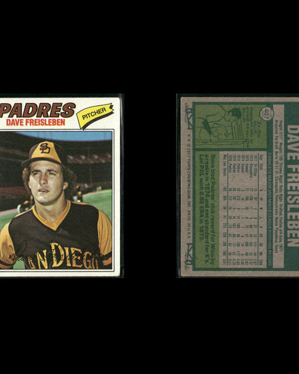 San Diego Padres 1977 Topps Baseball 30-Card Lot Topps VG