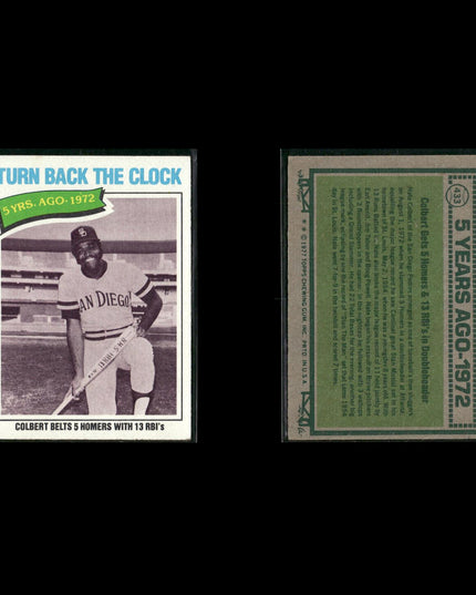San Diego Padres 1977 Topps Baseball 30-Card Lot Topps VG