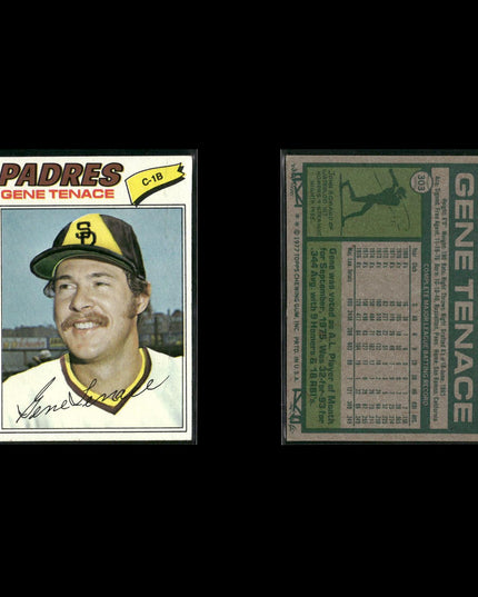 San Diego Padres 1977 Topps Baseball 30-Card Lot Topps VG