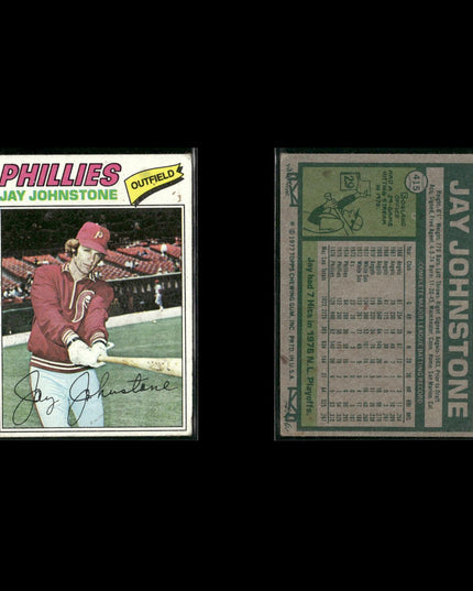 Philadelphia Phillies 1977 Topps Baseball 22-Card Lot Topps VG