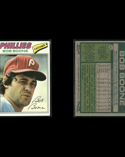 Philadelphia Phillies 1977 Topps Baseball 22-Card Lot Topps VG