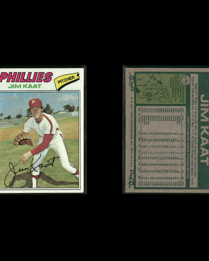 Philadelphia Phillies 1977 Topps Baseball 22-Card Lot Topps VG