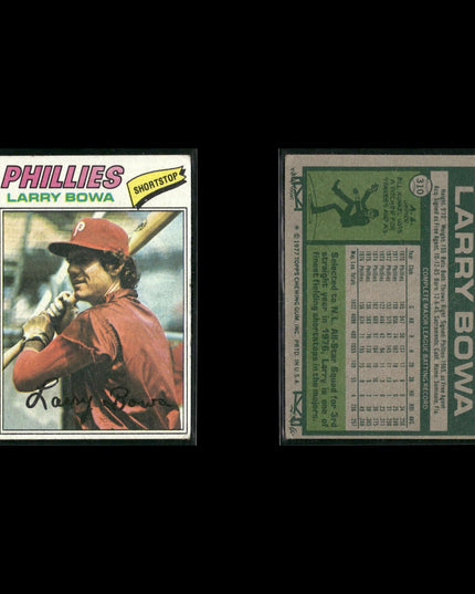 Philadelphia Phillies 1977 Topps Baseball 22-Card Lot Topps VG