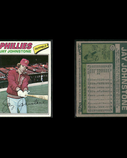 Philadelphia Phillies 1977 Topps Baseball 22-Card Lot Topps VG