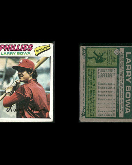 Philadelphia Phillies 1977 Topps Baseball 22-Card Lot Topps VG