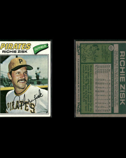 Pittsburgh Pirates 1977 Topps Baseball 24-Card Lot Topps VG