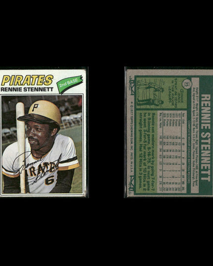 Pittsburgh Pirates 1977 Topps Baseball 24-Card Lot Topps VG