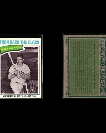 Pittsburgh Pirates 1977 Topps Baseball 24-Card Lot Topps VG