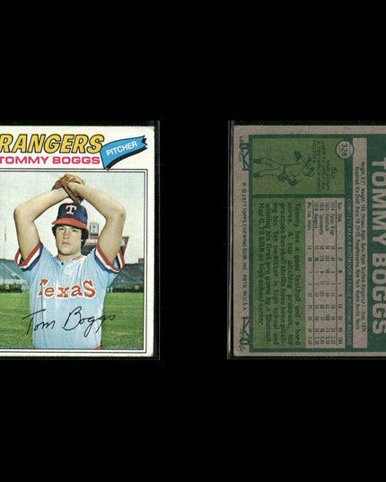 Texas Rangers 1977 Topps Baseball 29-Card Lot Topps VG