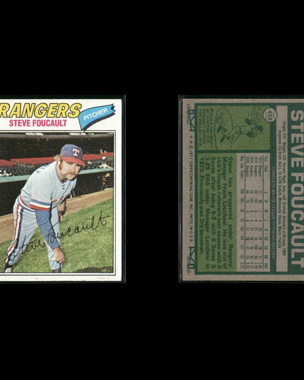 Texas Rangers 1977 Topps Baseball 29-Card Lot Topps VG