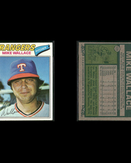 Texas Rangers 1977 Topps Baseball 29-Card Lot Topps VG
