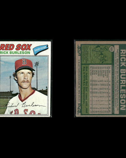 Boston Red Sox 1977 Topps Baseball 39-Card Lot Topps VG