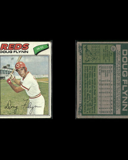 Cincinnati Reds 1977 Topps Baseball 17-Card Lot Topps VG