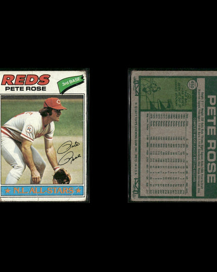 Cincinnati Reds 1977 Topps Baseball 17-Card Lot Topps VG