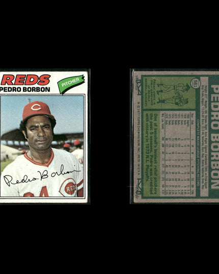 Cincinnati Reds 1977 Topps Baseball 17-Card Lot Topps VG