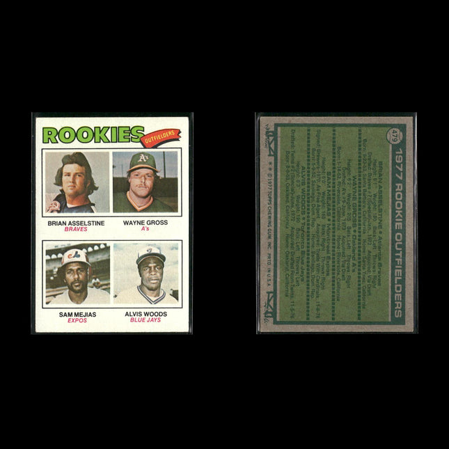 1977 Topps Baseball Rookies 12-Card Lot Topps VG