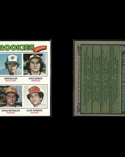 1977 Topps Baseball Rookies 12-Card Lot Topps VG