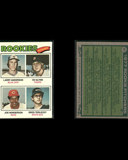 1977 Topps Baseball Rookies 12-Card Lot Topps VG
