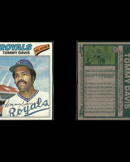 Kansas City Royals 1977 Topps Baseball 24-Card Lot Topps VG