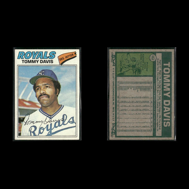 Kansas City Royals 1977 Topps Baseball 24-Card Lot Topps VG