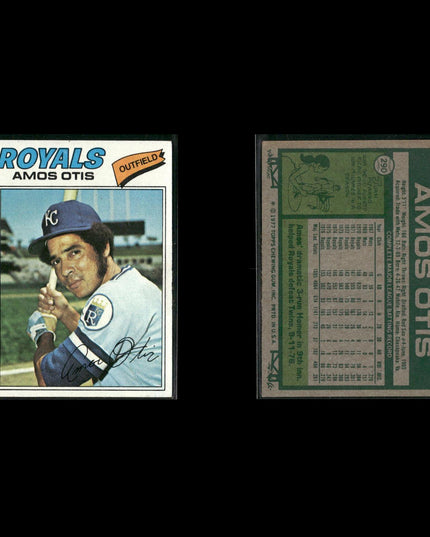 Kansas City Royals 1977 Topps Baseball 24-Card Lot Topps VG