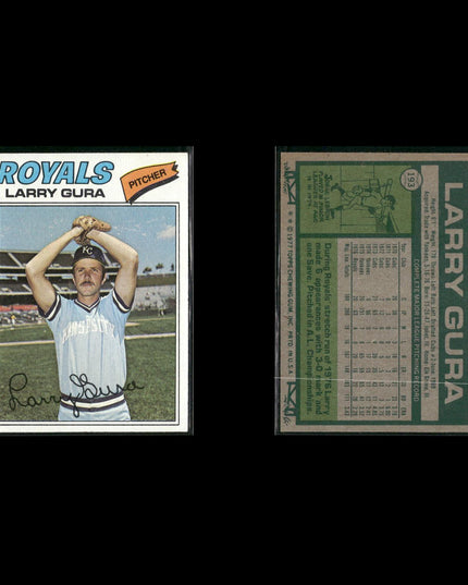Kansas City Royals 1977 Topps Baseball 24-Card Lot Topps VG