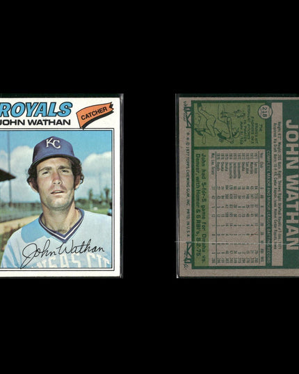 Kansas City Royals 1977 Topps Baseball 24-Card Lot Topps VG