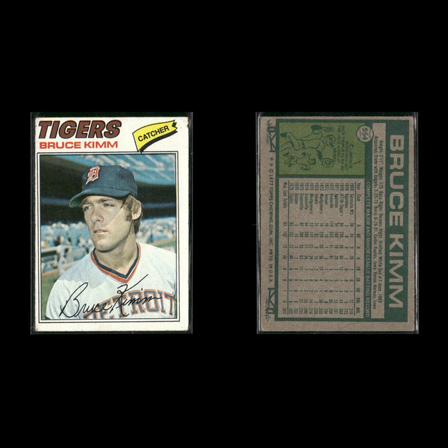 Detroit Tigers 1977 Topps Baseball 29-Card Lot Topps VG