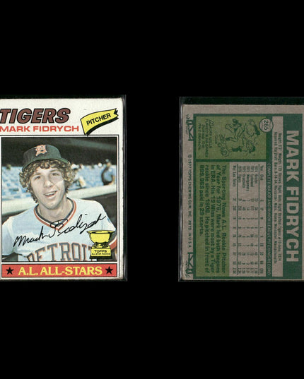 Detroit Tigers 1977 Topps Baseball 29-Card Lot Topps VG