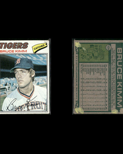 Detroit Tigers 1977 Topps Baseball 29-Card Lot Topps VG