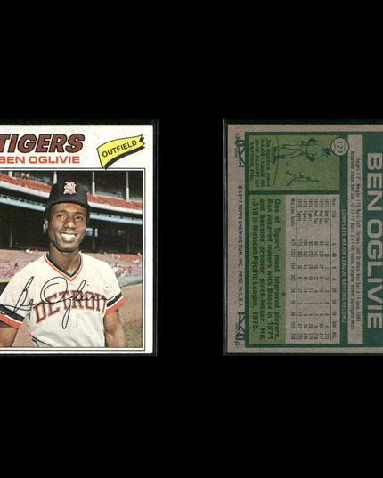 Detroit Tigers 1977 Topps Baseball 29-Card Lot Topps VG