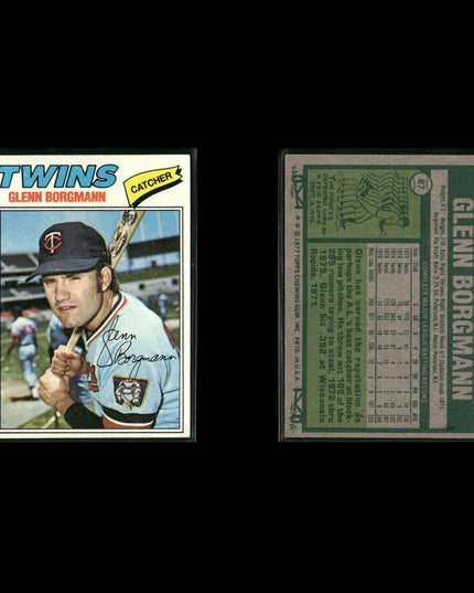 Minnesota Twins 1977 Topps Baseball 18-Card Lot Topps VG