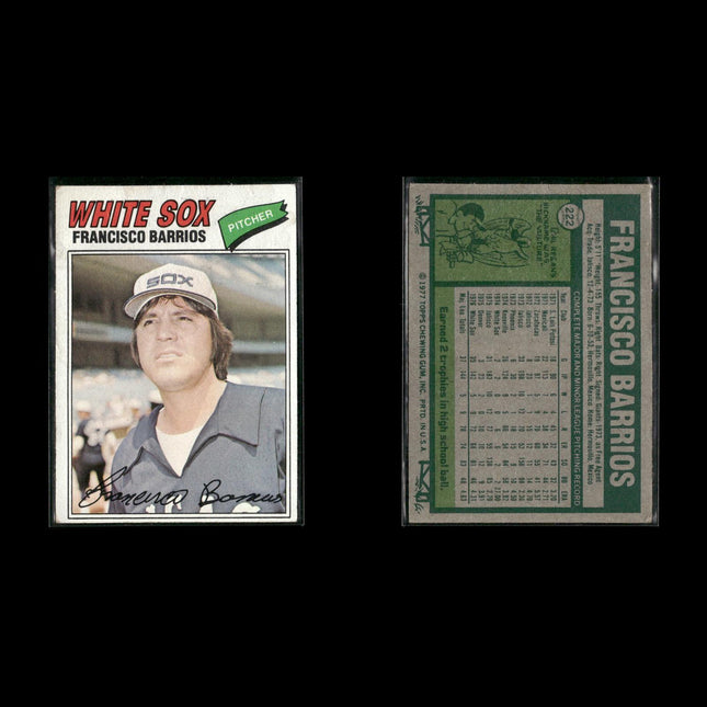 Chicago White Sox 1977 Topps Baseball 11-Card Lot Topps VG