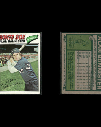 Chicago White Sox 1977 Topps Baseball 11-Card Lot Topps VG