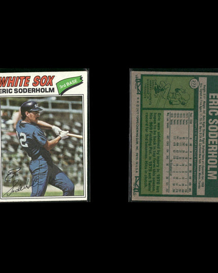 Chicago White Sox 1977 Topps Baseball 11-Card Lot Topps VG