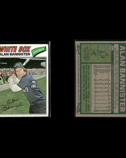 Chicago White Sox 1977 Topps Baseball 11-Card Lot Topps VG