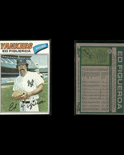 New York Yankees 1977 Topps Baseball 18-Card Lot Topps VG