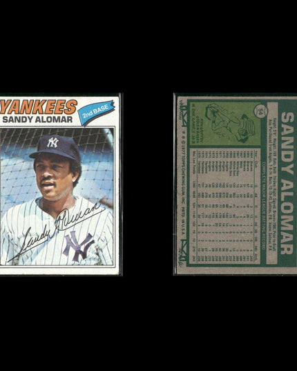 New York Yankees 1977 Topps Baseball 18-Card Lot Topps VG