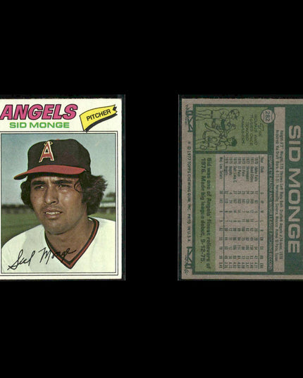 California Angels 1977 Topps Baseball 28-Card Lot Topps VG